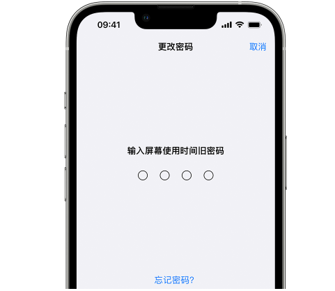 乐安iPhone屏幕维修分享iPhone屏幕使用时间密码忘记了怎么办 