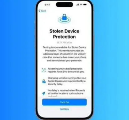 乐安苹果授权维修店分享被盗设备保护功能开启方法 