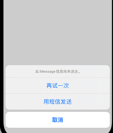 乐安apple维修iPhone上无法正常发送iMessage信息