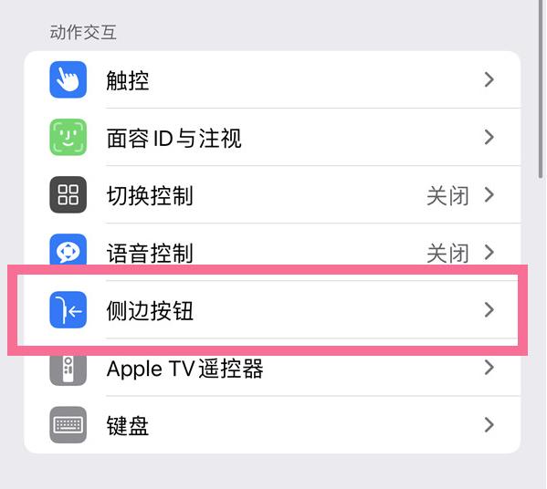 乐安苹果14维修店分享iPhone14 Plus侧键双击下载功能关闭方法 