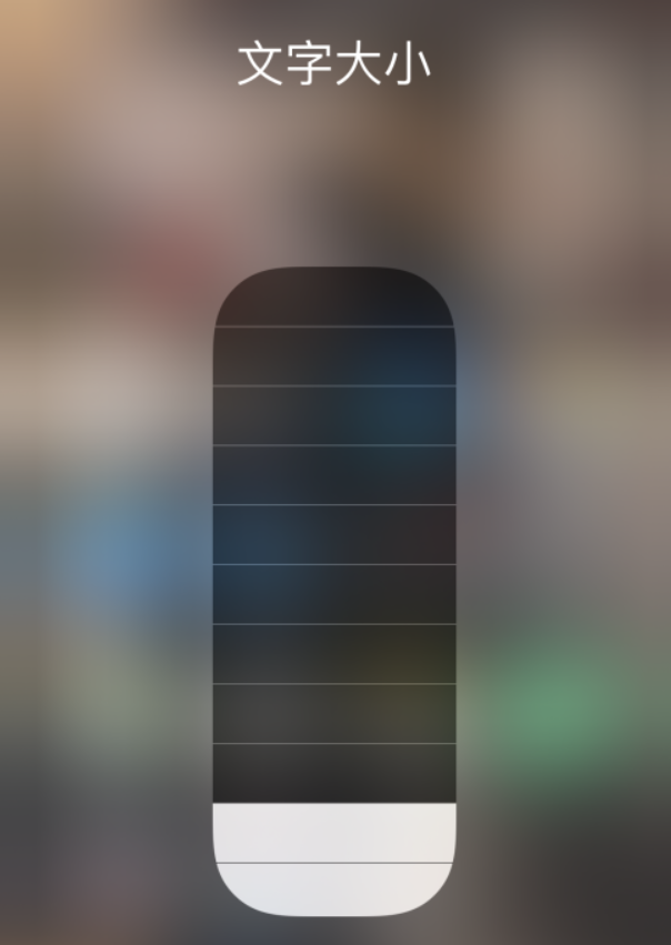 乐安苹果手机维修分享小技巧：在 iPhone 控制中心快速调节字体大小 