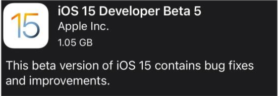 乐安苹果手机维修分享如何升级到iOS15.0 beta5 